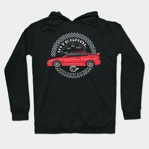 red coupe Hoodie by JRCustoms44